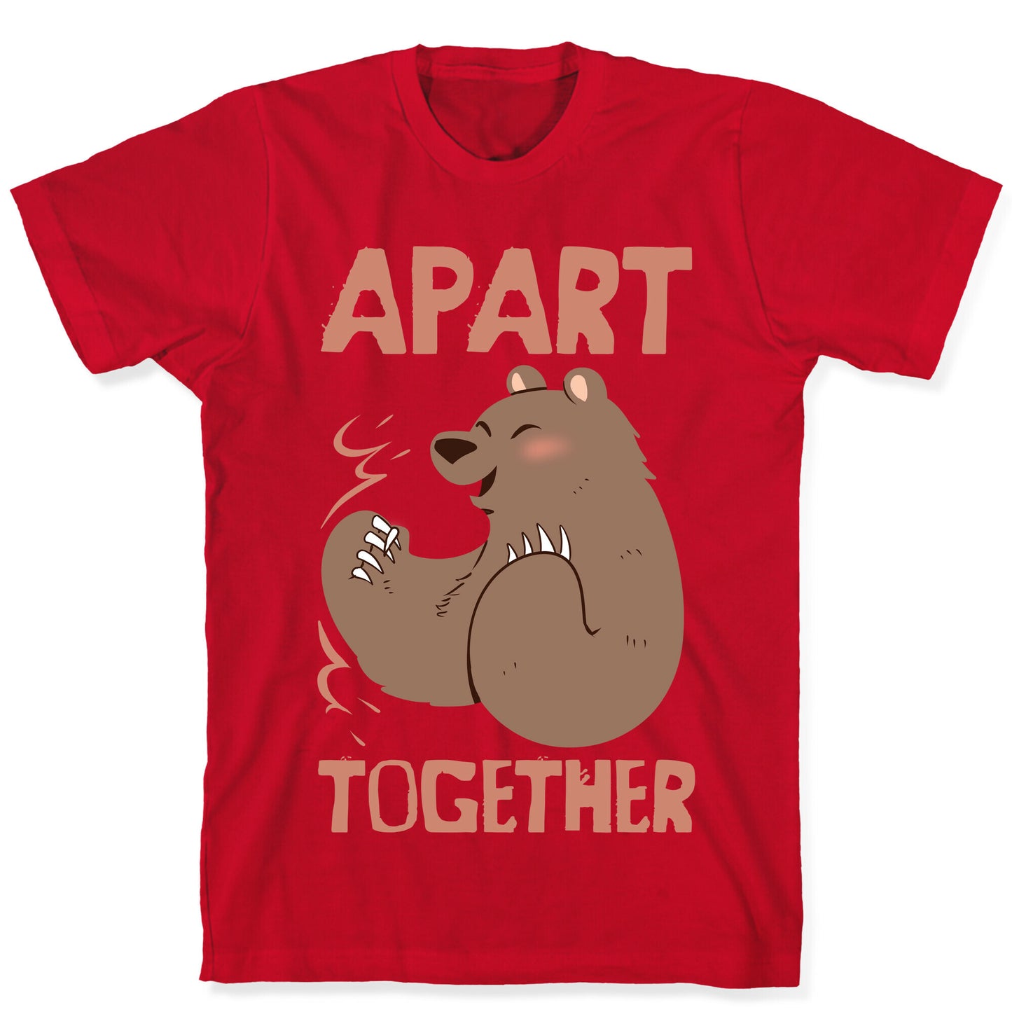 Bearly Apart, Always Together (Right) T-Shirt