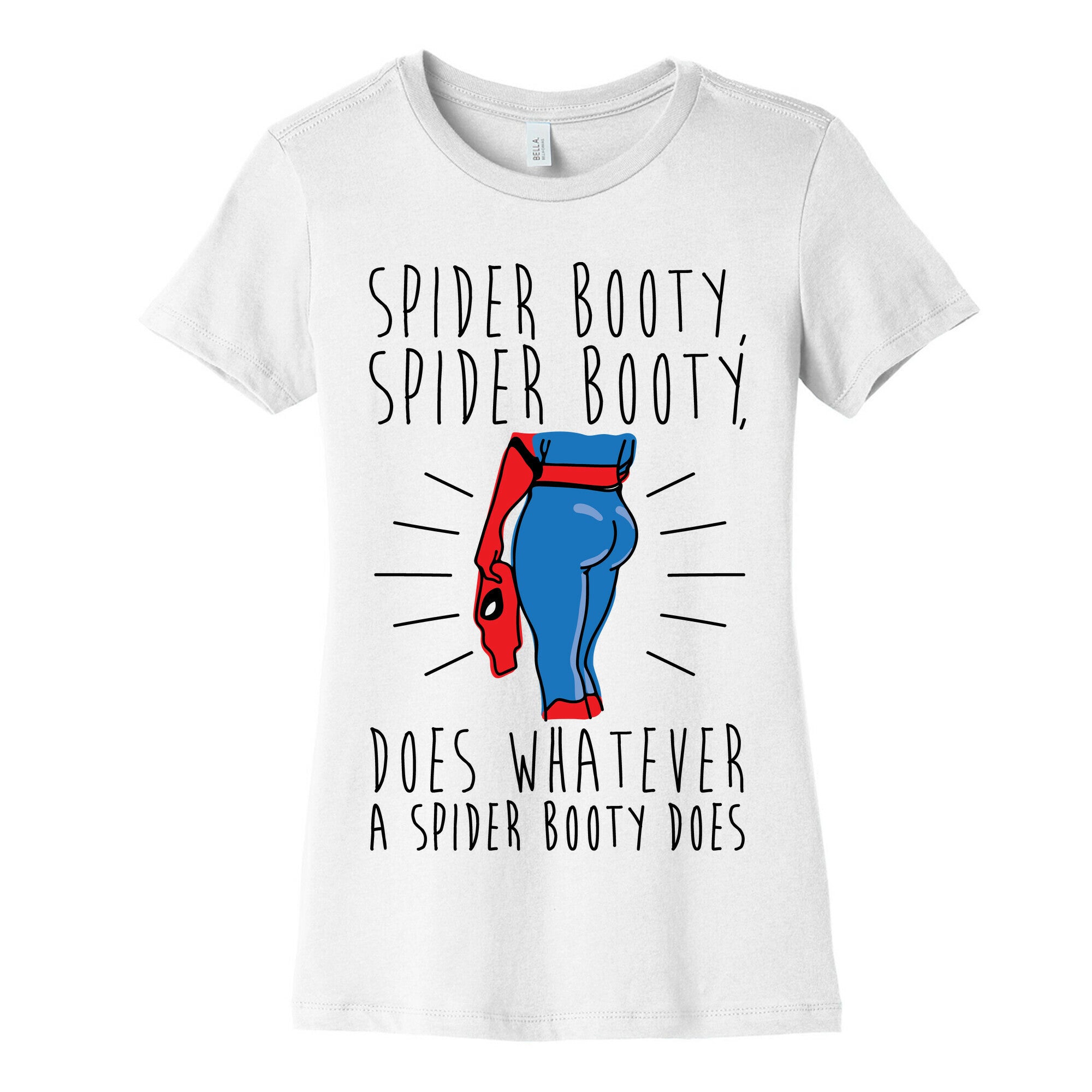 Spider Booty Parody Women's Cotton Tee