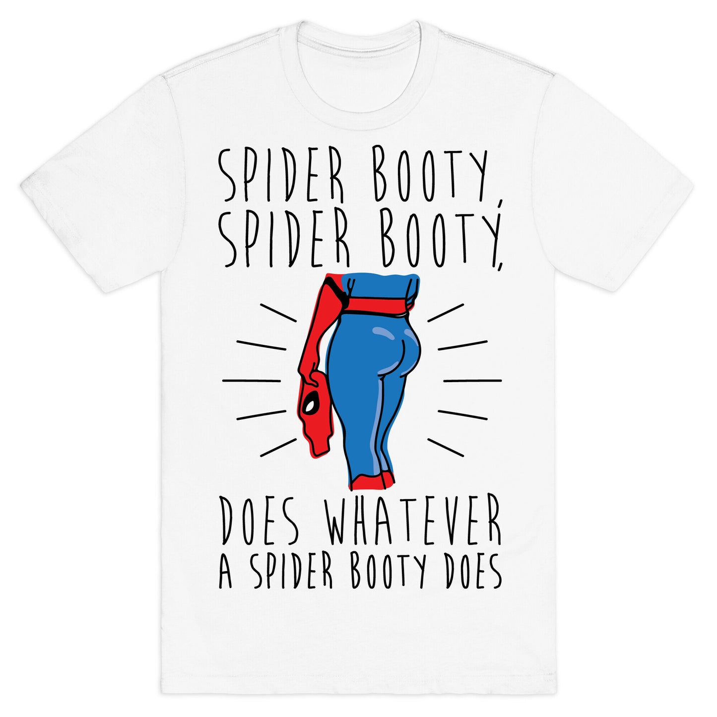 Spider Booty Parody T-Shirt