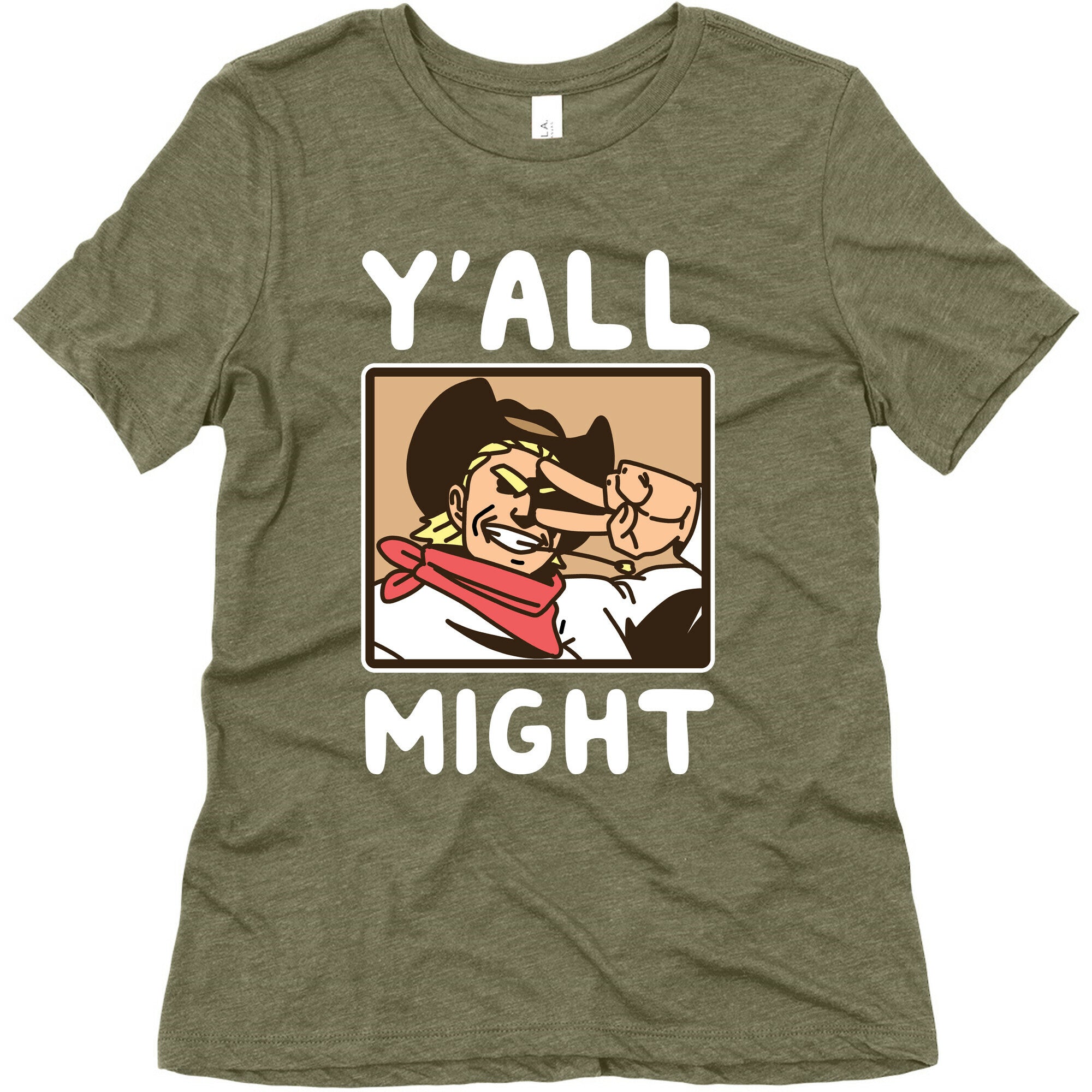 Y'All Might Women's Triblend Tee