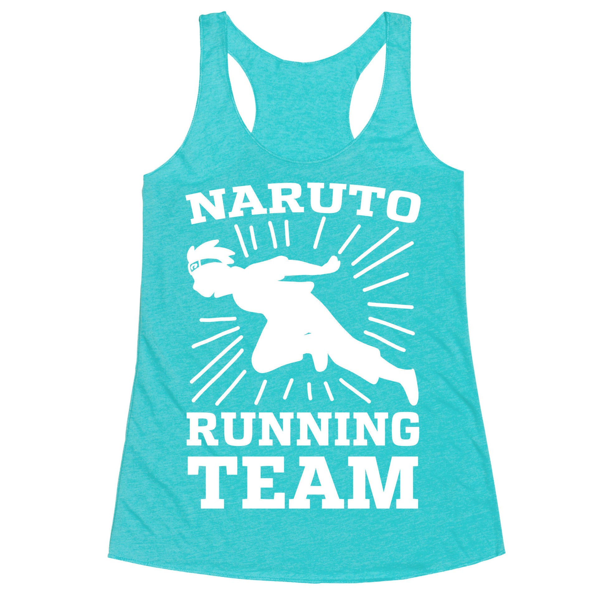 Naruto Running Team Racerback Tank