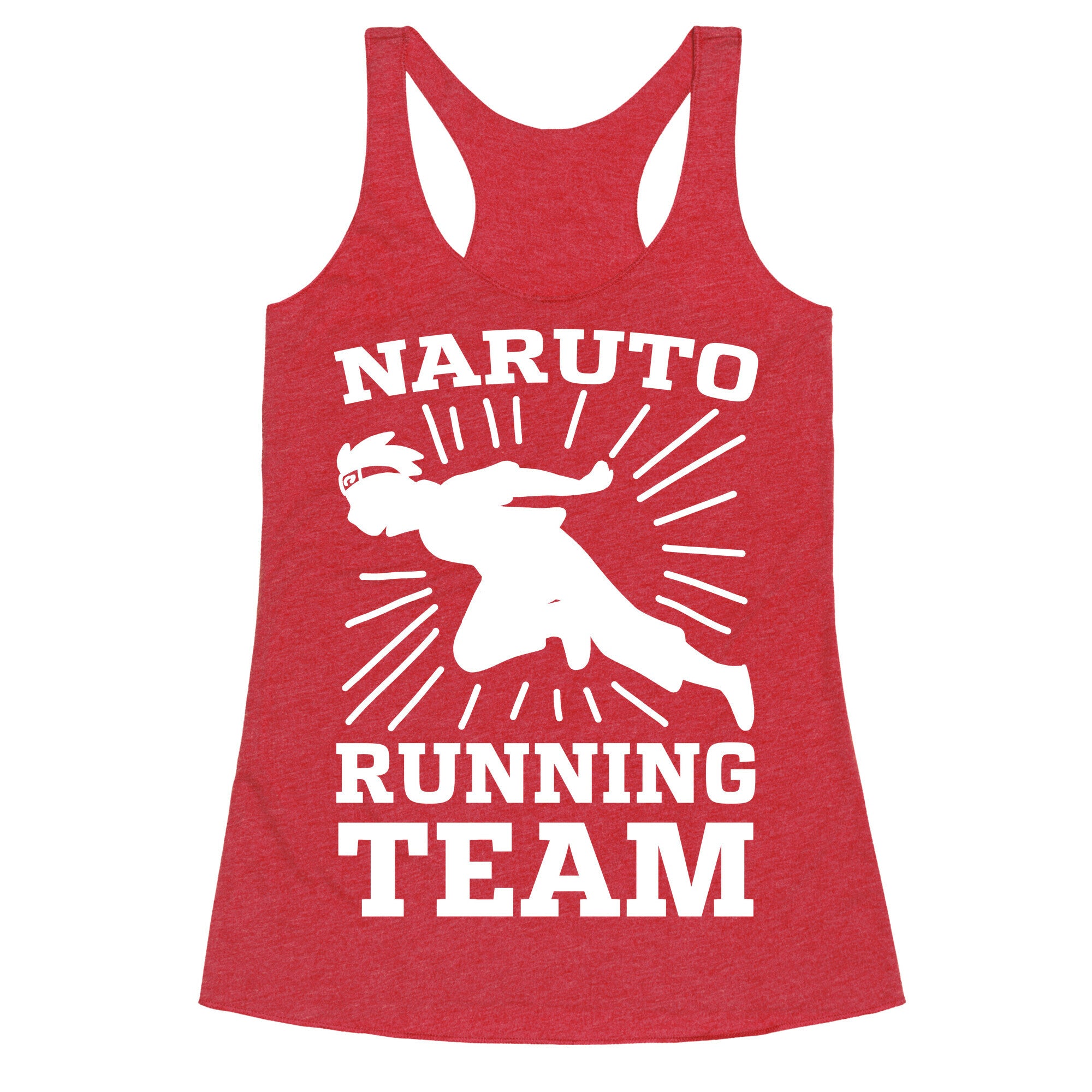 Naruto Running Team Racerback Tank