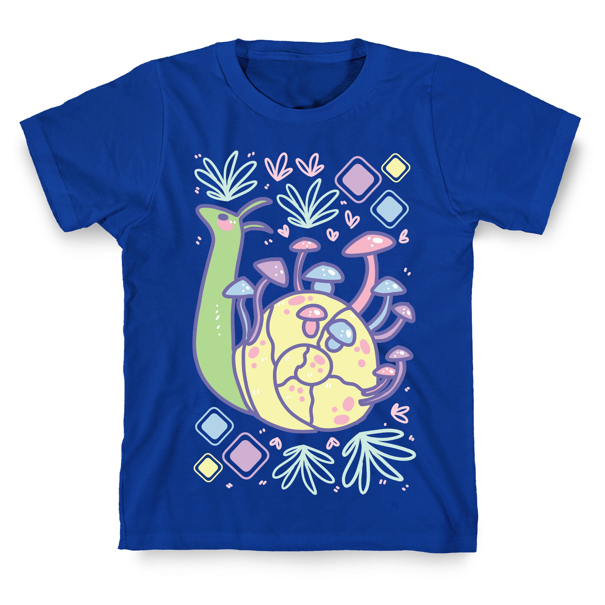 Pastel Mushroom Snail T-Shirt