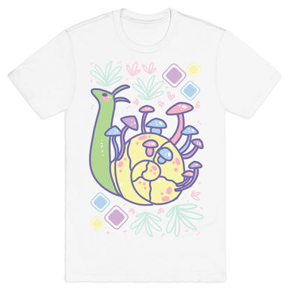Pastel Mushroom Snail T-Shirt