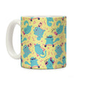 90's Cats Pattern Coffee Mug