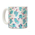 90's Cats Pattern Coffee Mug