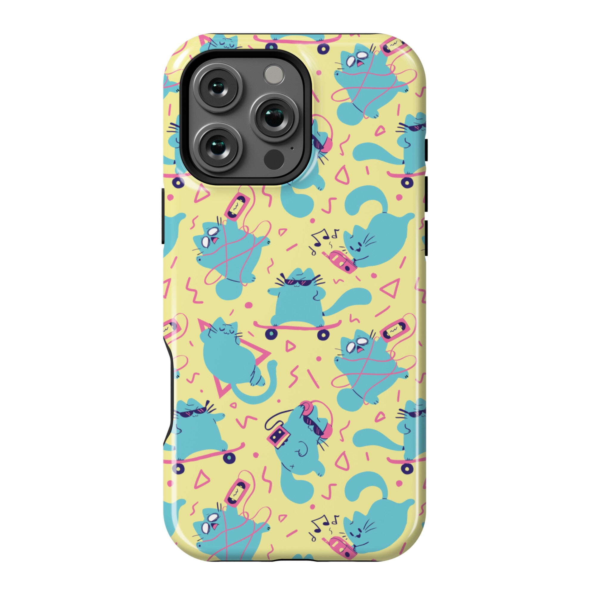 90's Cats Pattern Phone Case