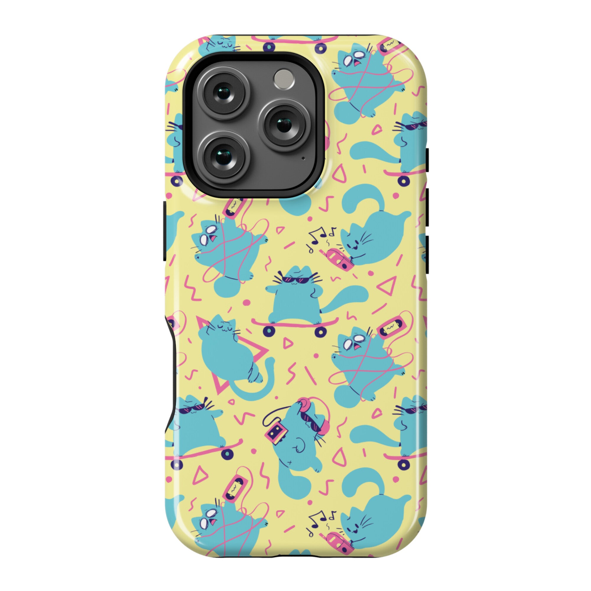 90's Cats Pattern Phone Case