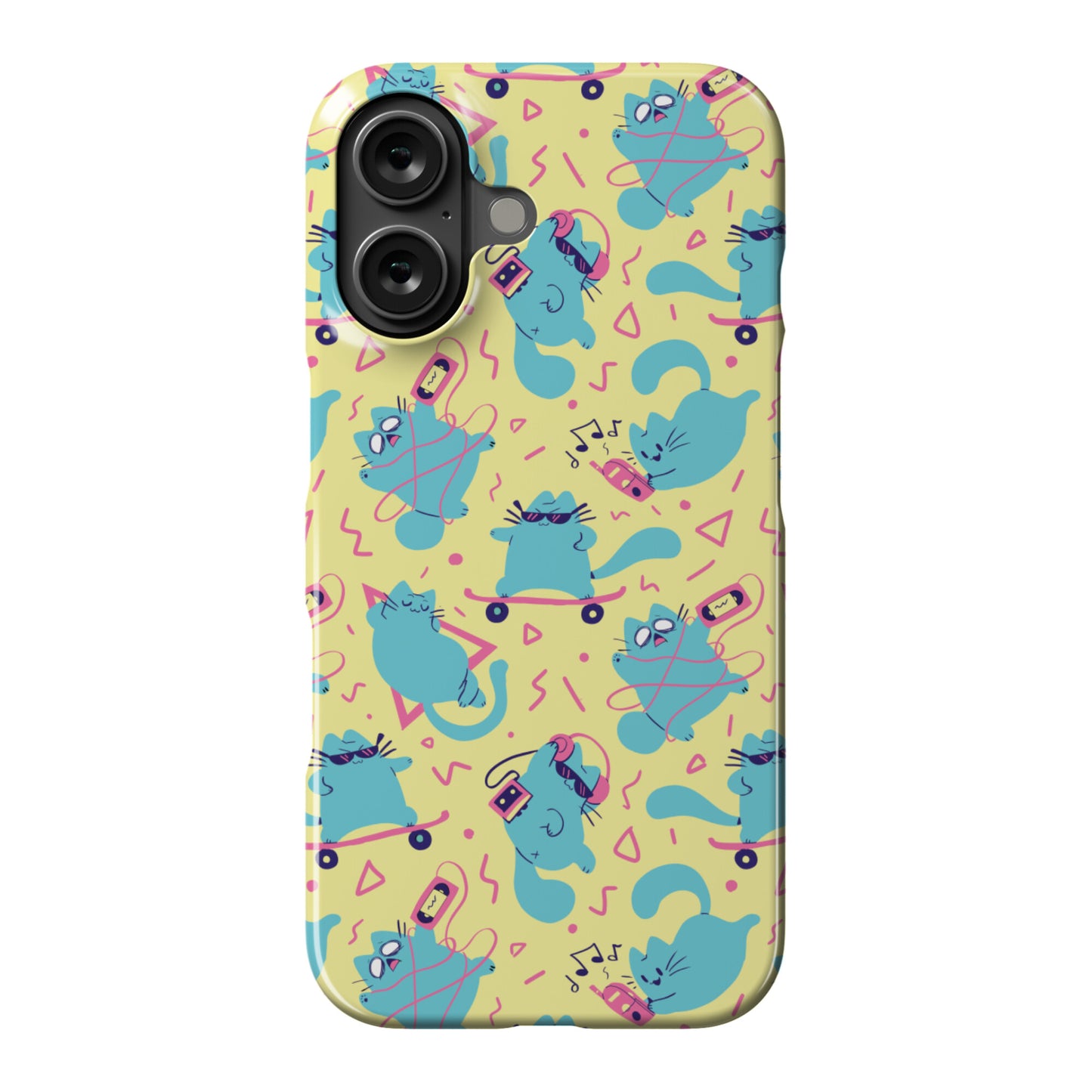 90's Cats Pattern Phone Case