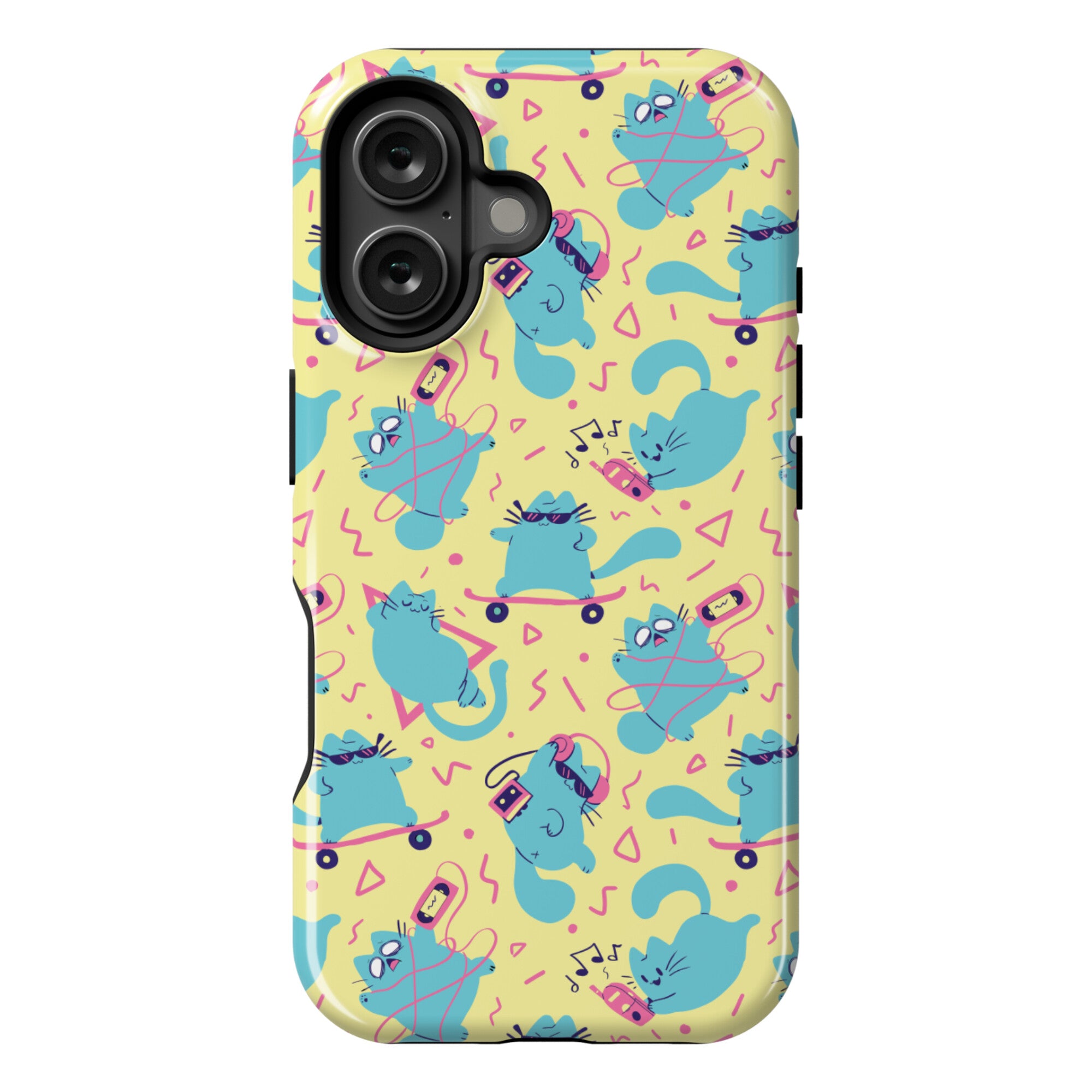 90's Cats Pattern Phone Case