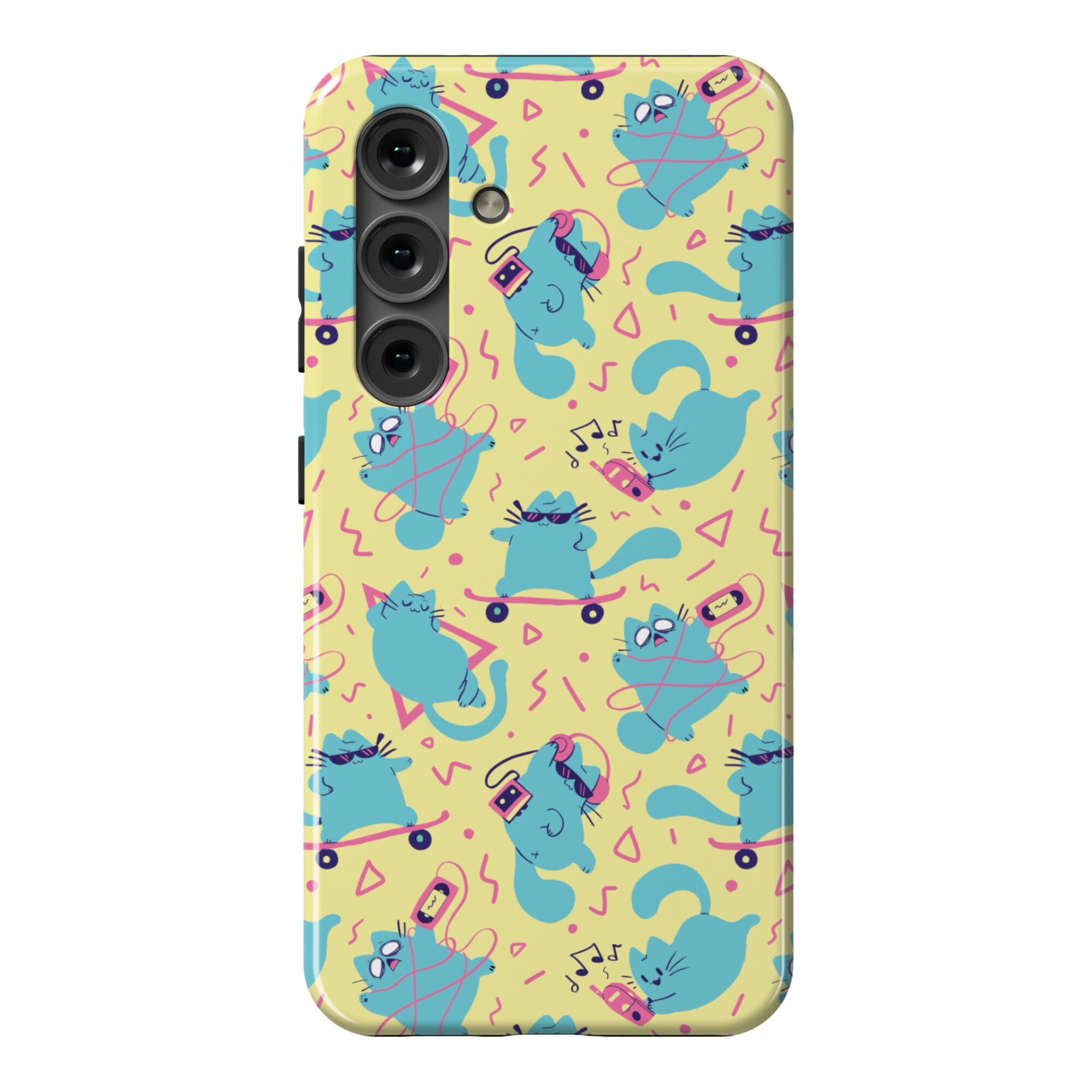 90's Cats Pattern Phone Case