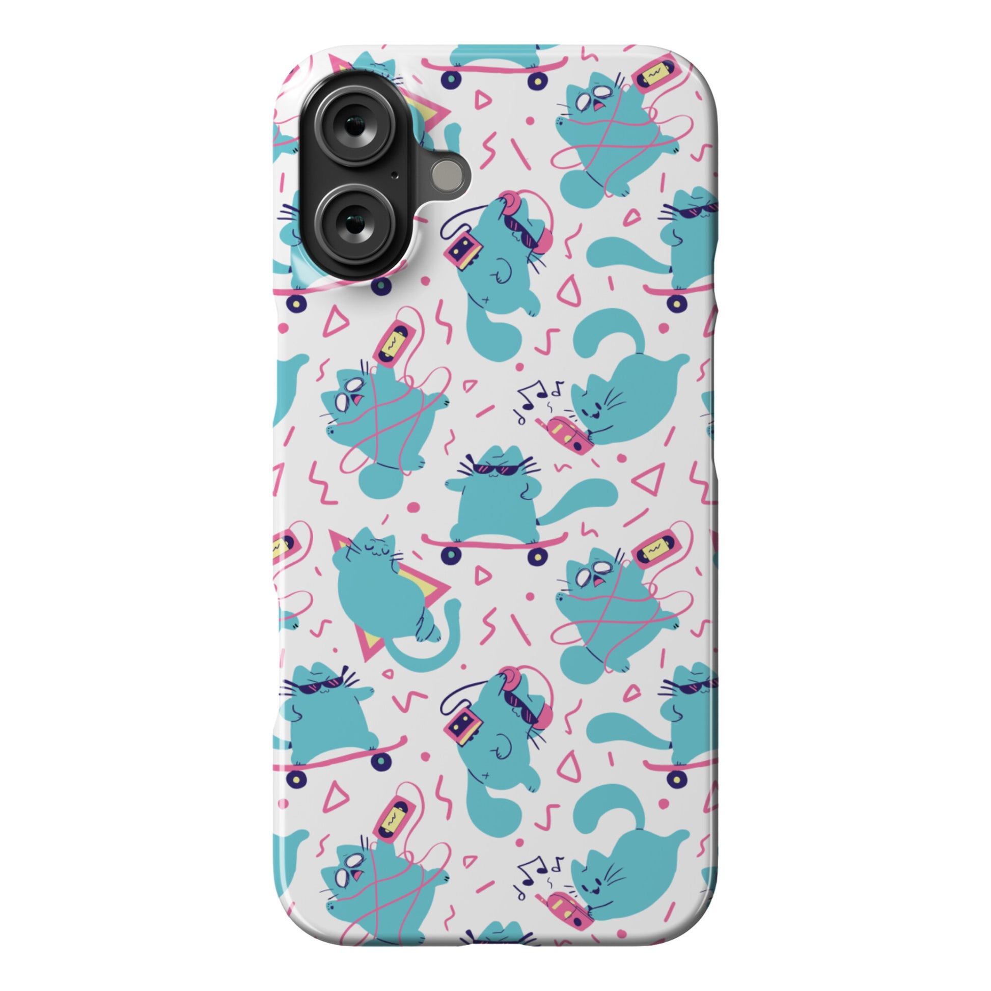 90's Cats Pattern Phone Case