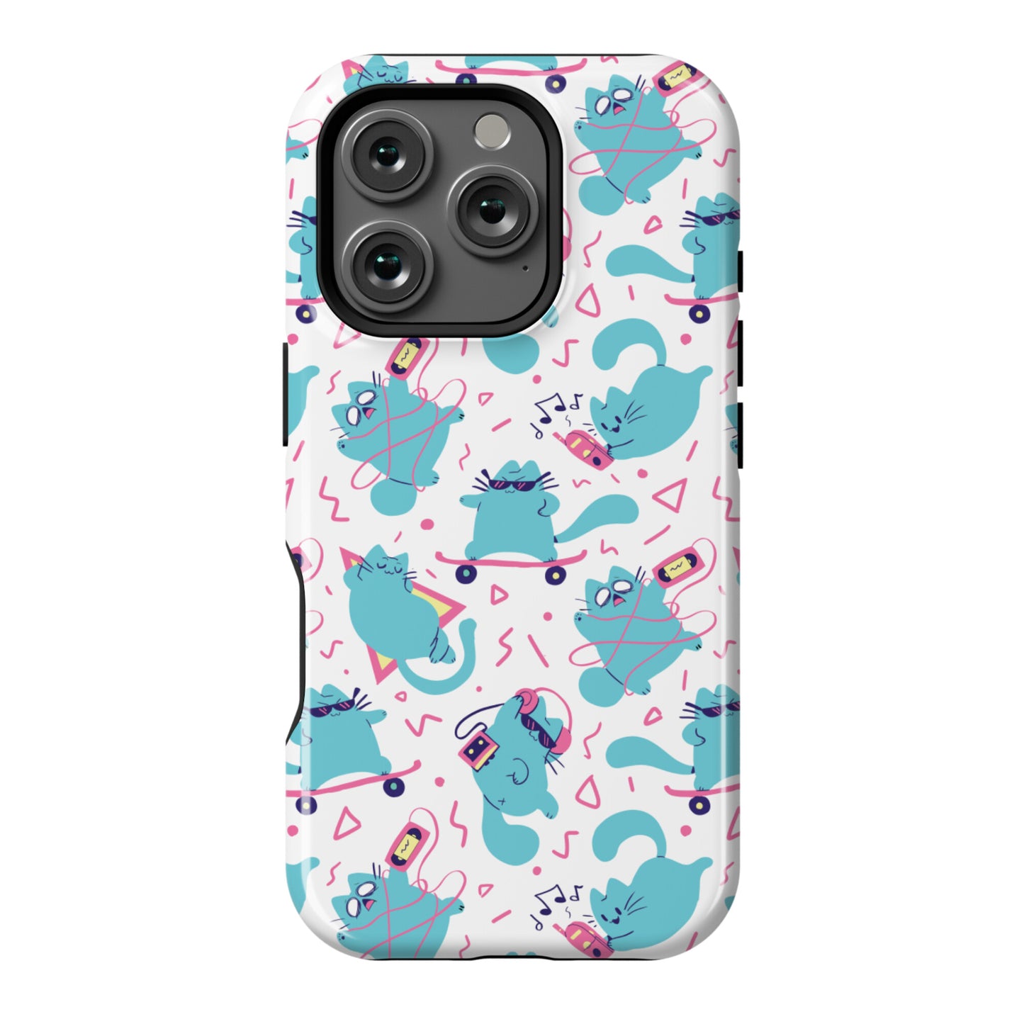 90's Cats Pattern Phone Case