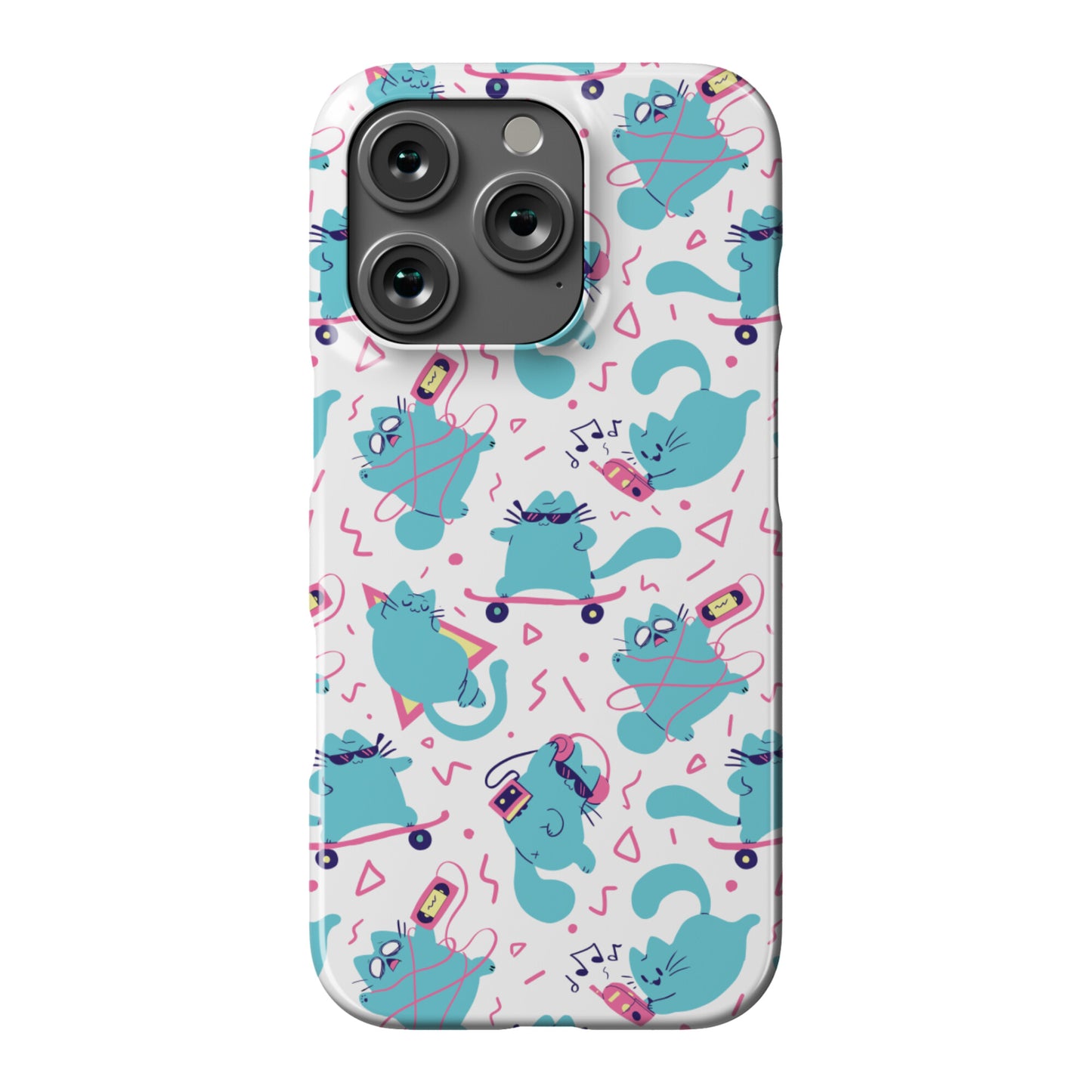 90's Cats Pattern Phone Case