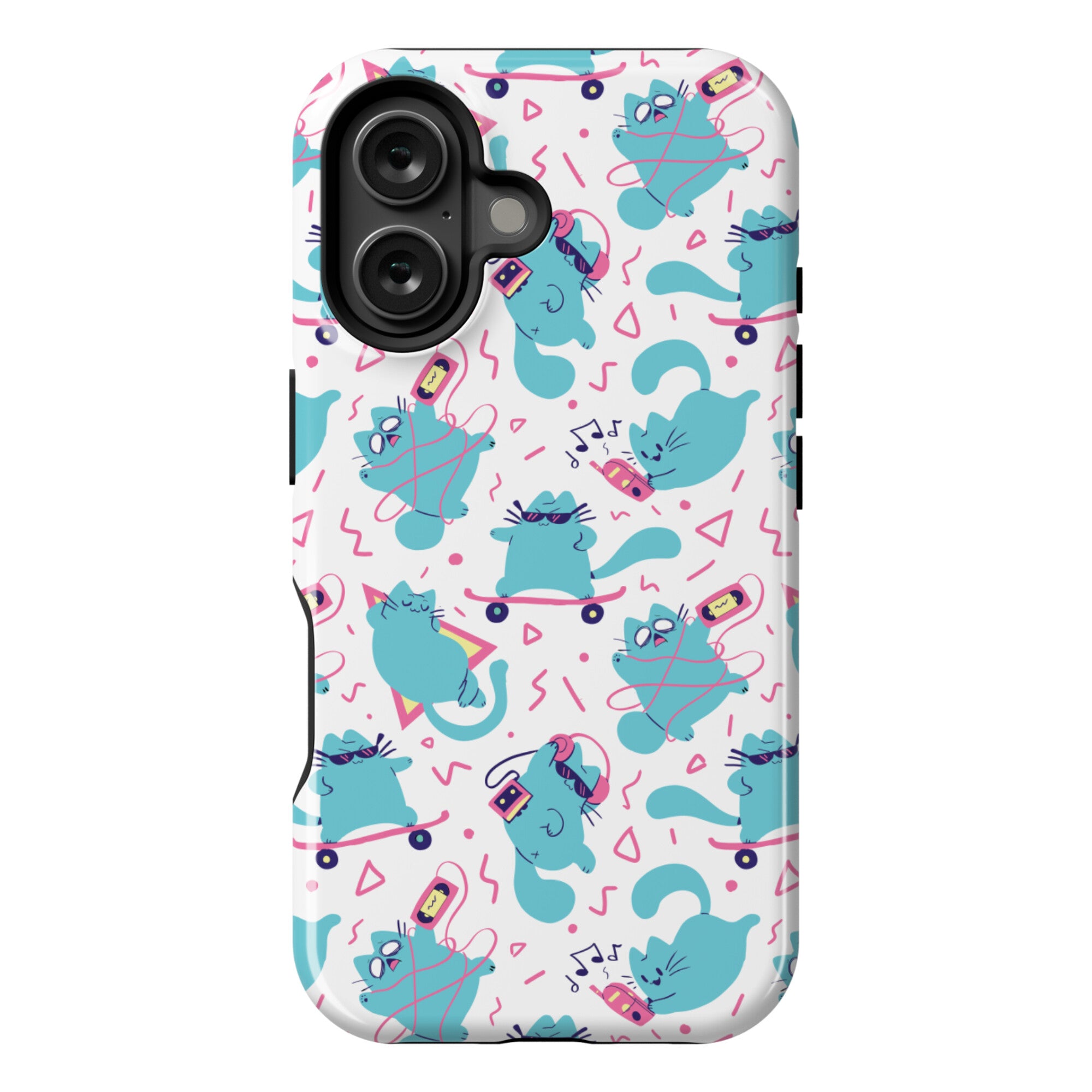 90's Cats Pattern Phone Case
