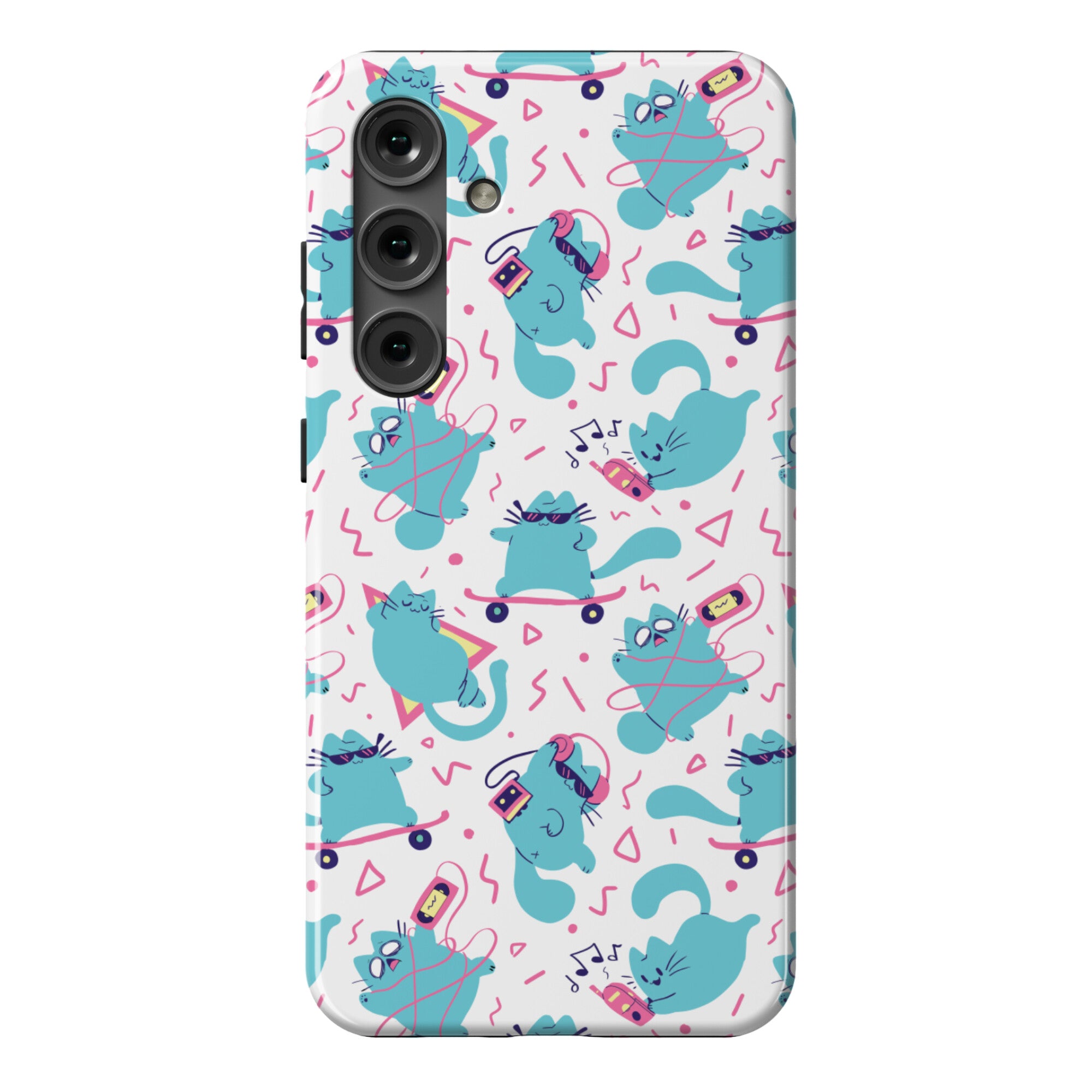 90's Cats Pattern Phone Case
