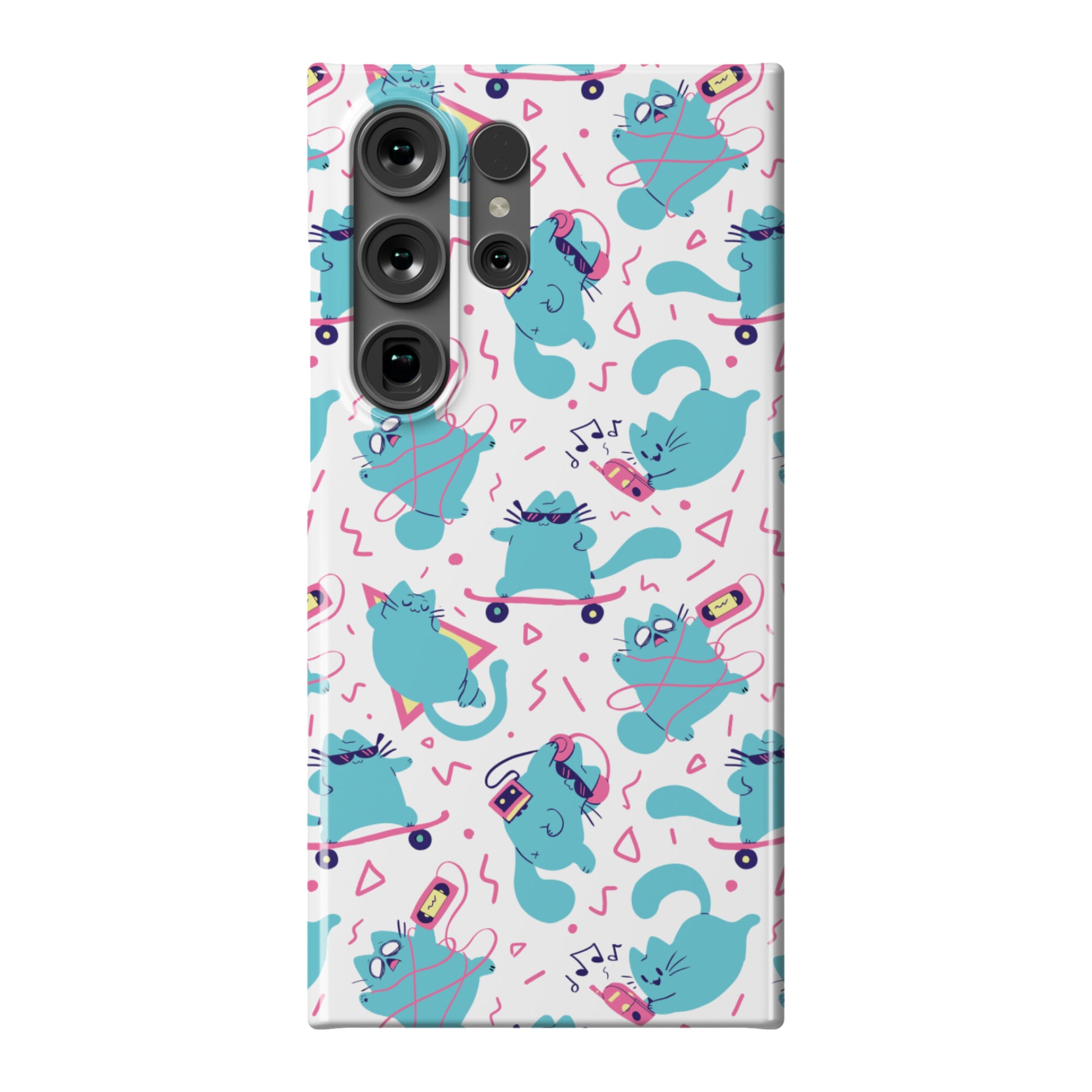 90's Cats Pattern Phone Case