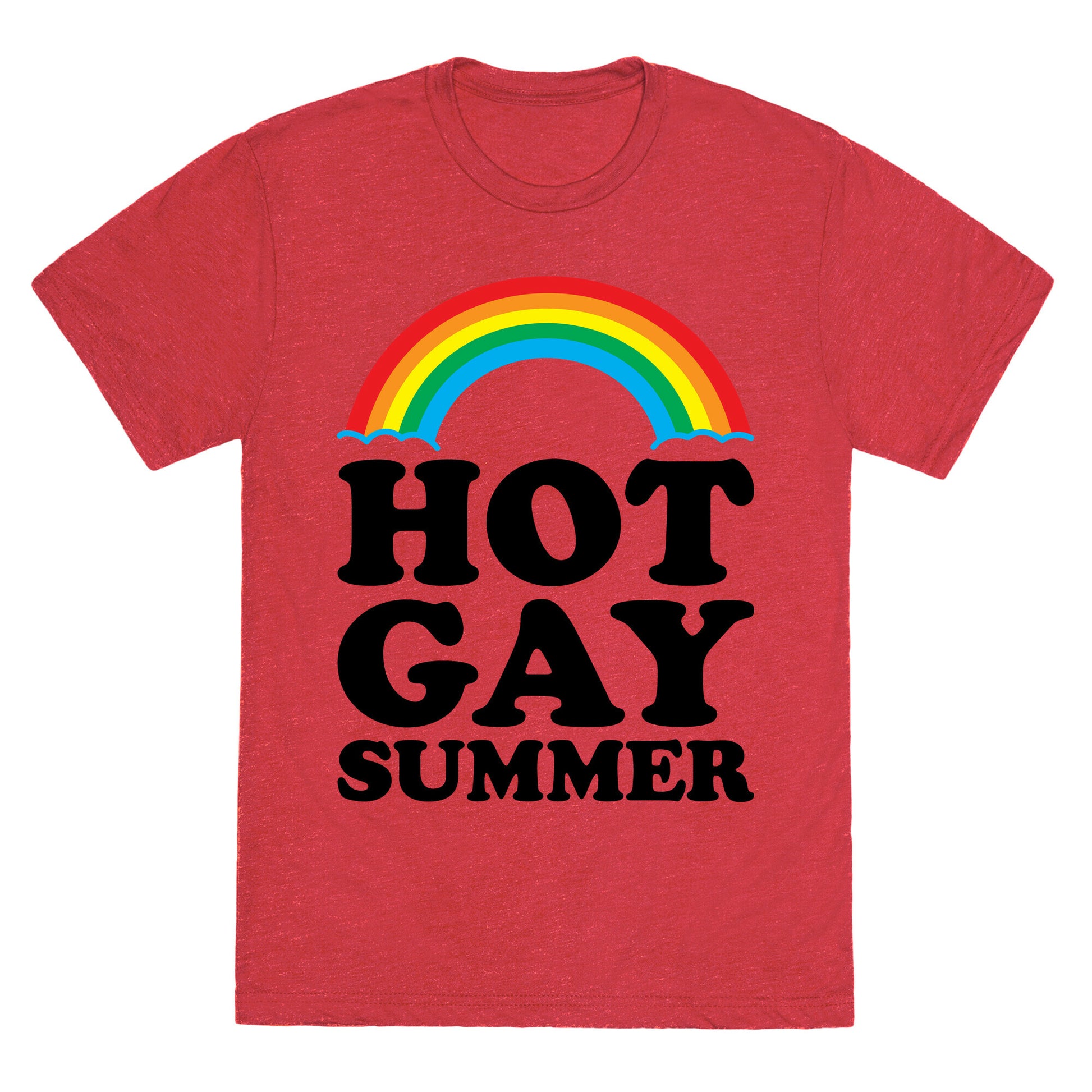 Hot Gay Summer Parody Unisex Triblend Tee