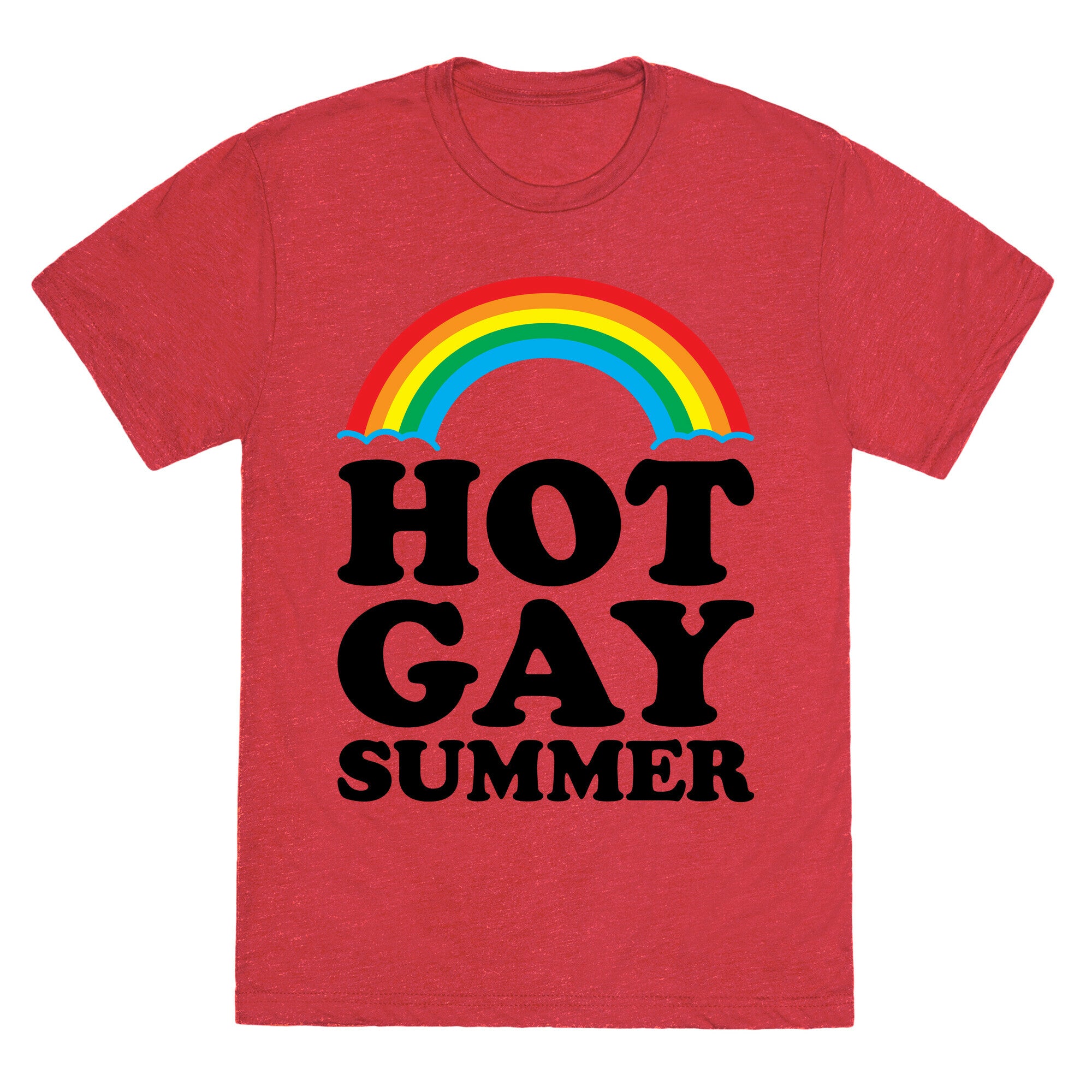 Hot Gay Summer Parody Unisex Triblend Tee