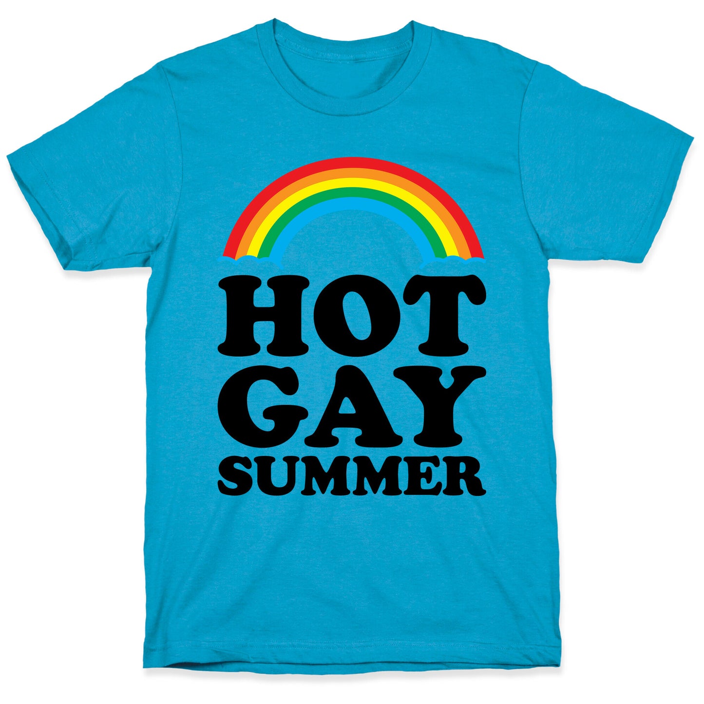 Hot Gay Summer Parody Unisex Triblend Tee