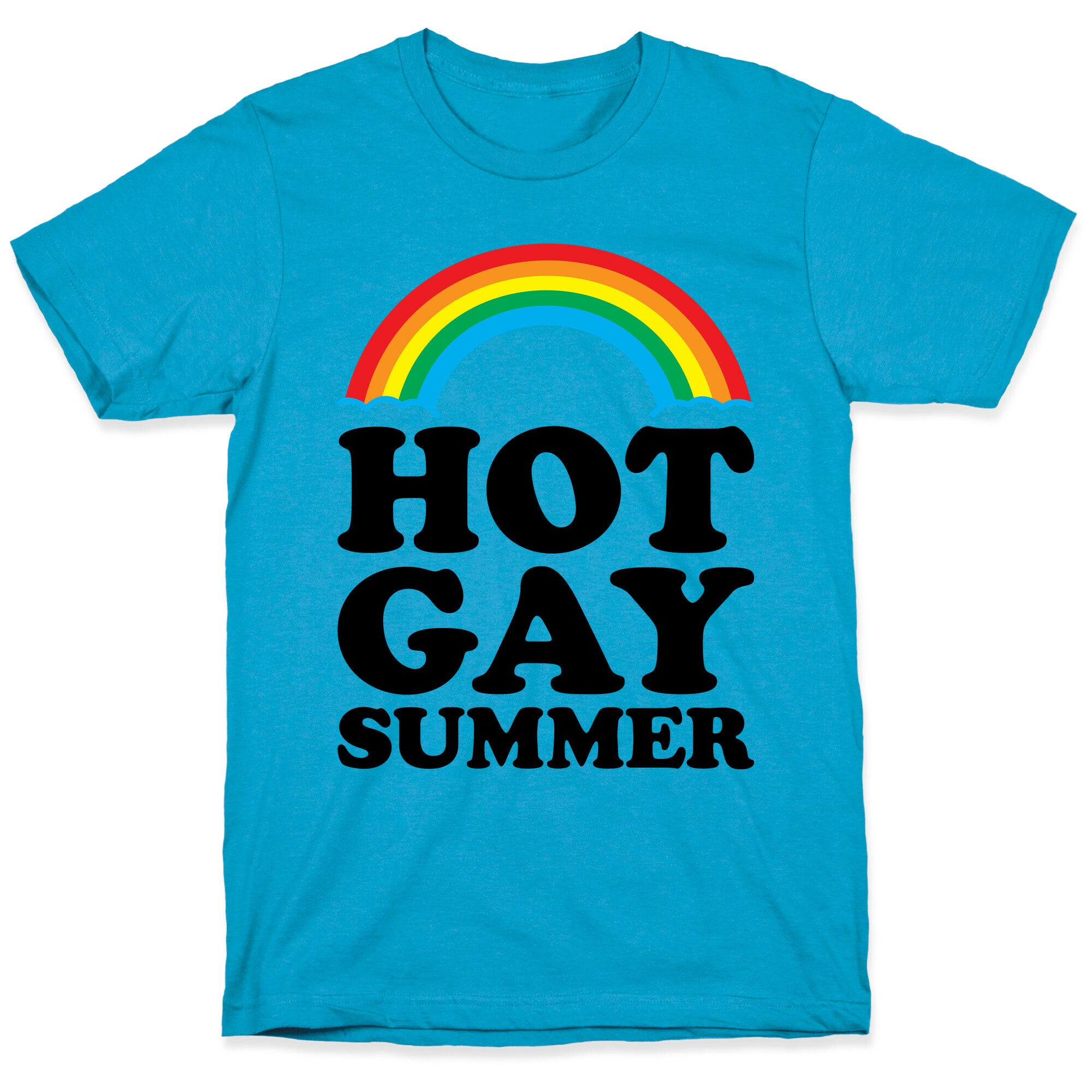 Hot Gay Summer Parody Unisex Triblend Tee