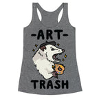 Art Trash Possum Racerback Tank