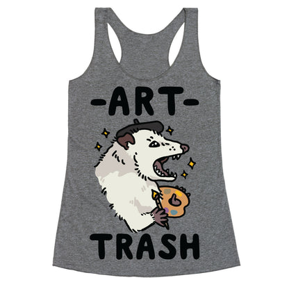 Art Trash Possum Racerback Tank