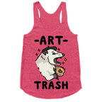Art Trash Possum Racerback Tank
