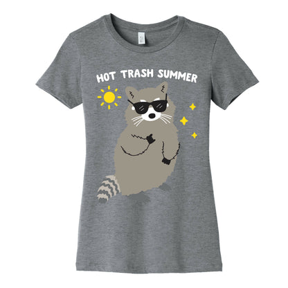 Hot Trash Summer - Raccoon Women's Cotton Tee