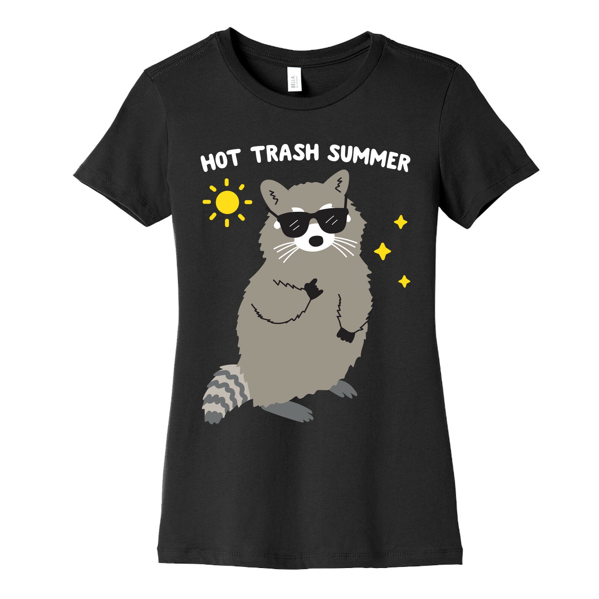 Hot Trash Summer - Raccoon Women's Cotton Tee