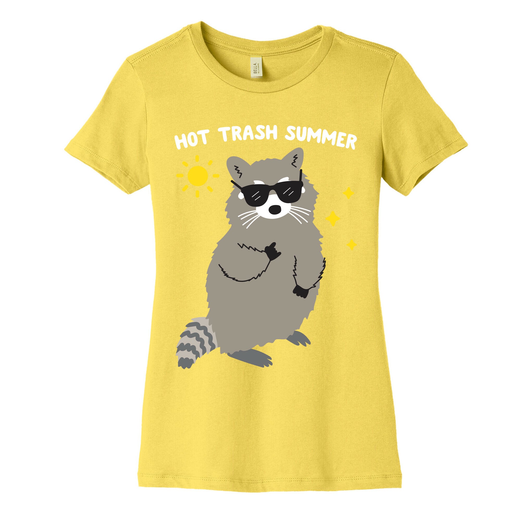 Hot Trash Summer - Raccoon Women's Cotton Tee
