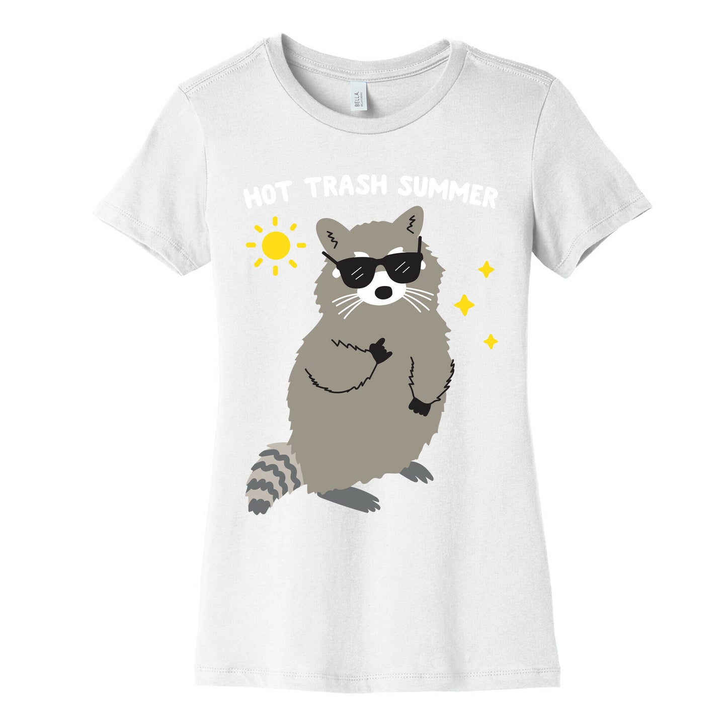 Hot Trash Summer - Raccoon Women's Cotton Tee