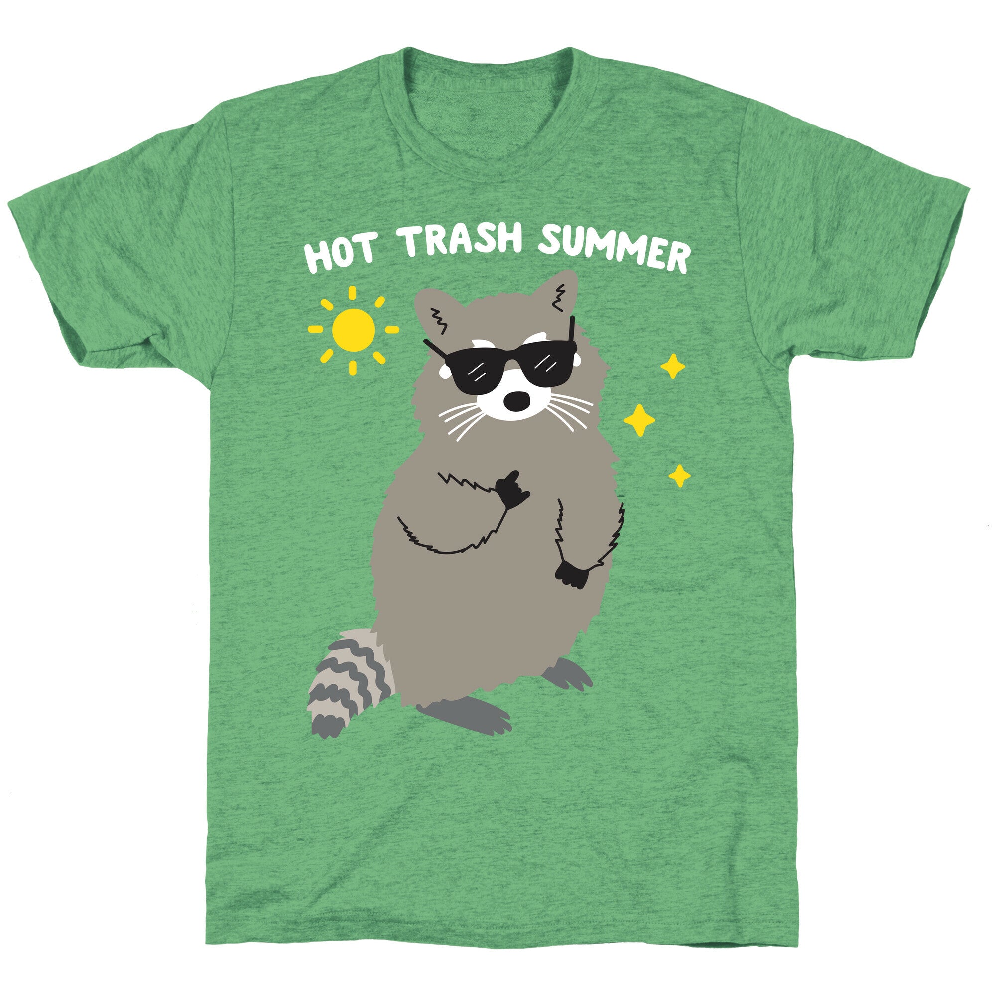 Hot Trash Summer - Raccoon Unisex Triblend Tee