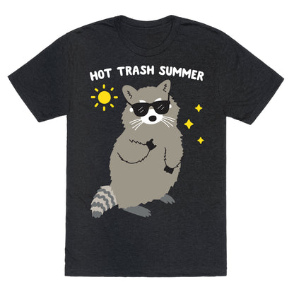 Hot Trash Summer - Raccoon Unisex Triblend Tee