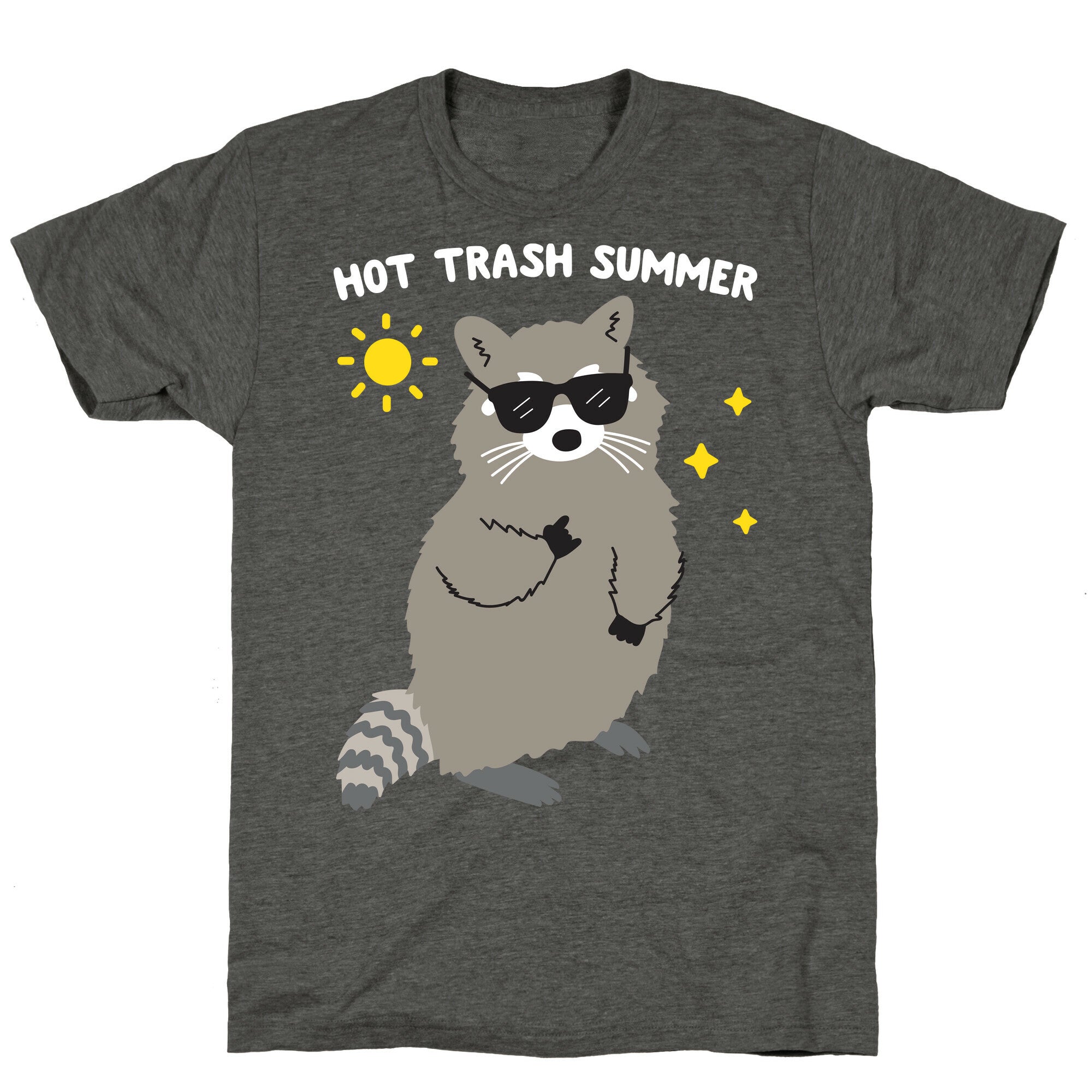 Hot Trash Summer - Raccoon Unisex Triblend Tee