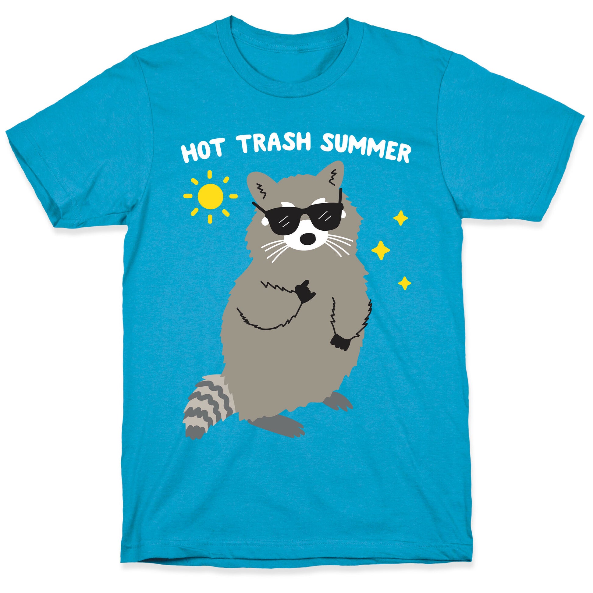 Hot Trash Summer - Raccoon Unisex Triblend Tee
