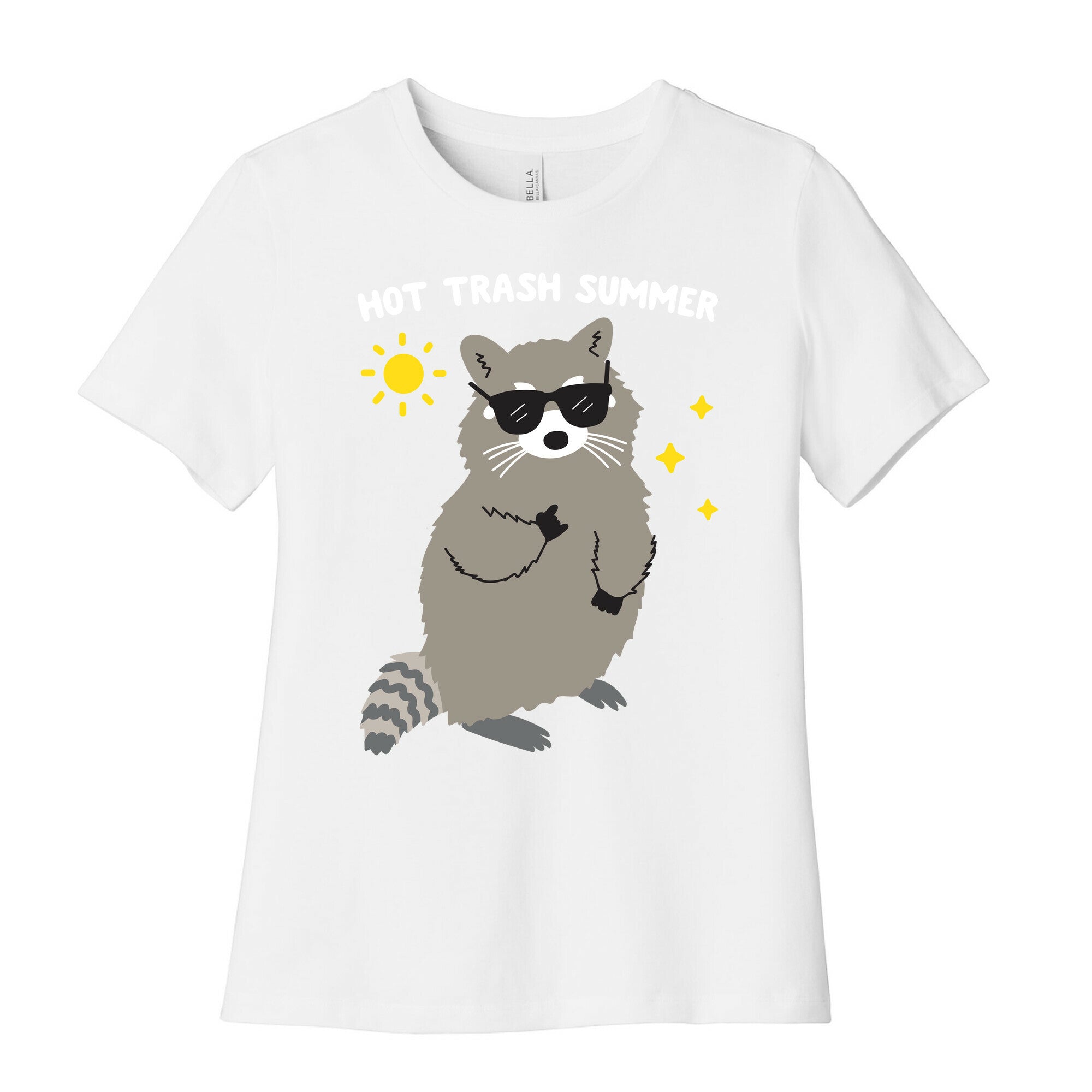 Hot Trash Summer - Raccoon Women's Cotton Tee