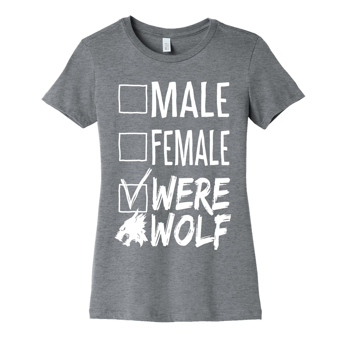Male? Female? Nah, Werewolf Women's Cotton Tee