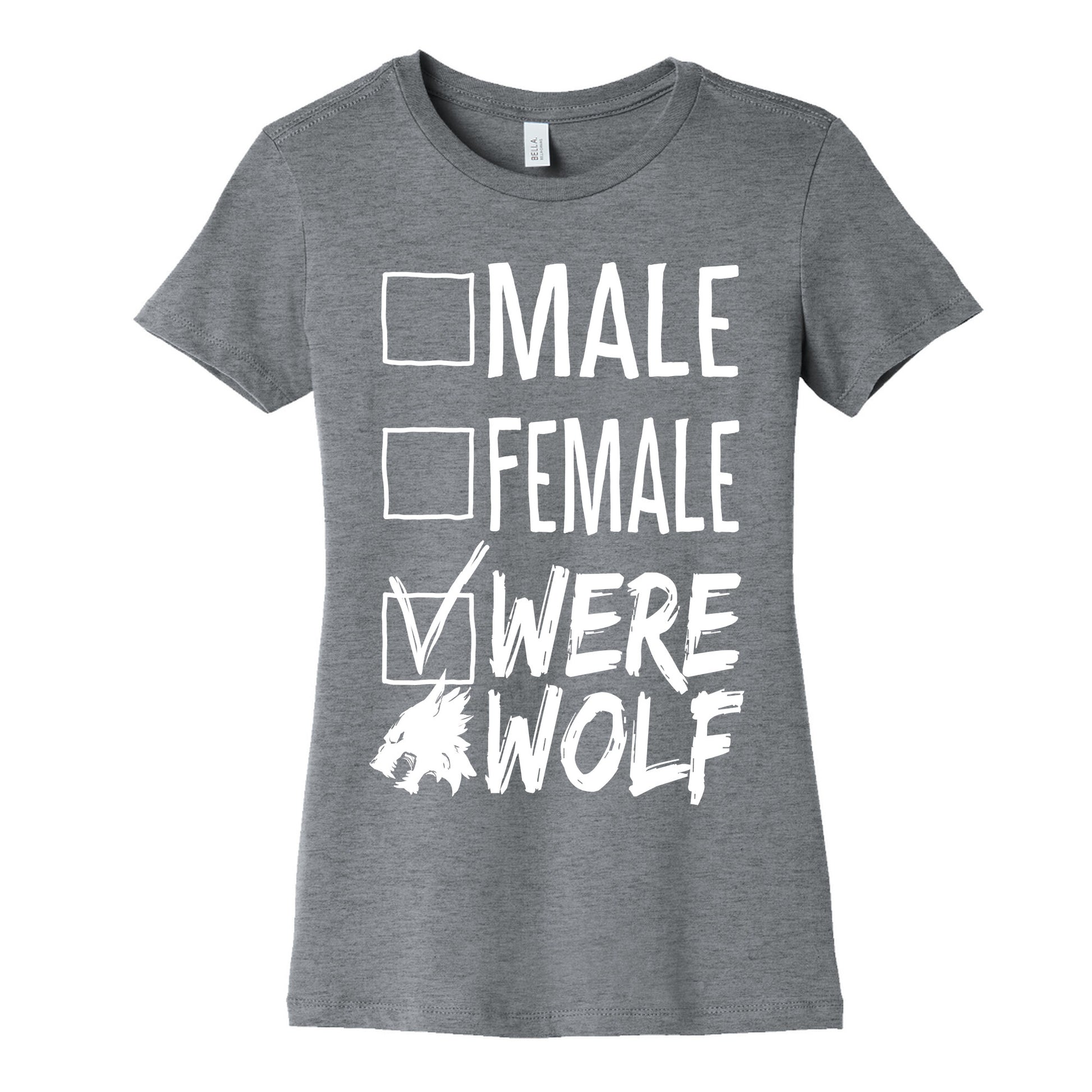 Male? Female? Nah, Werewolf Women's Cotton Tee