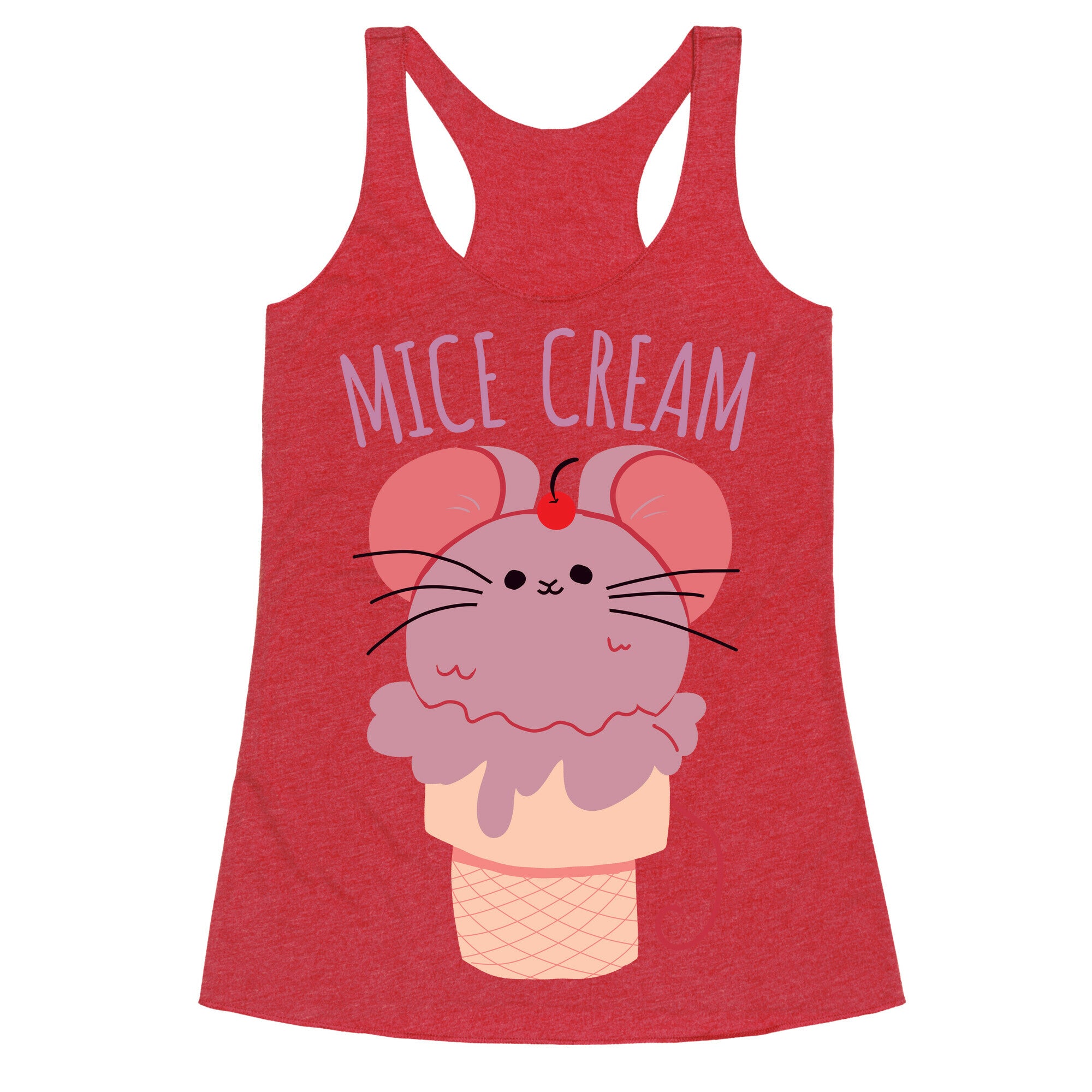 Mice Cream Racerback Tank