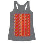 Queer Retro Rainbow Racerback Tank