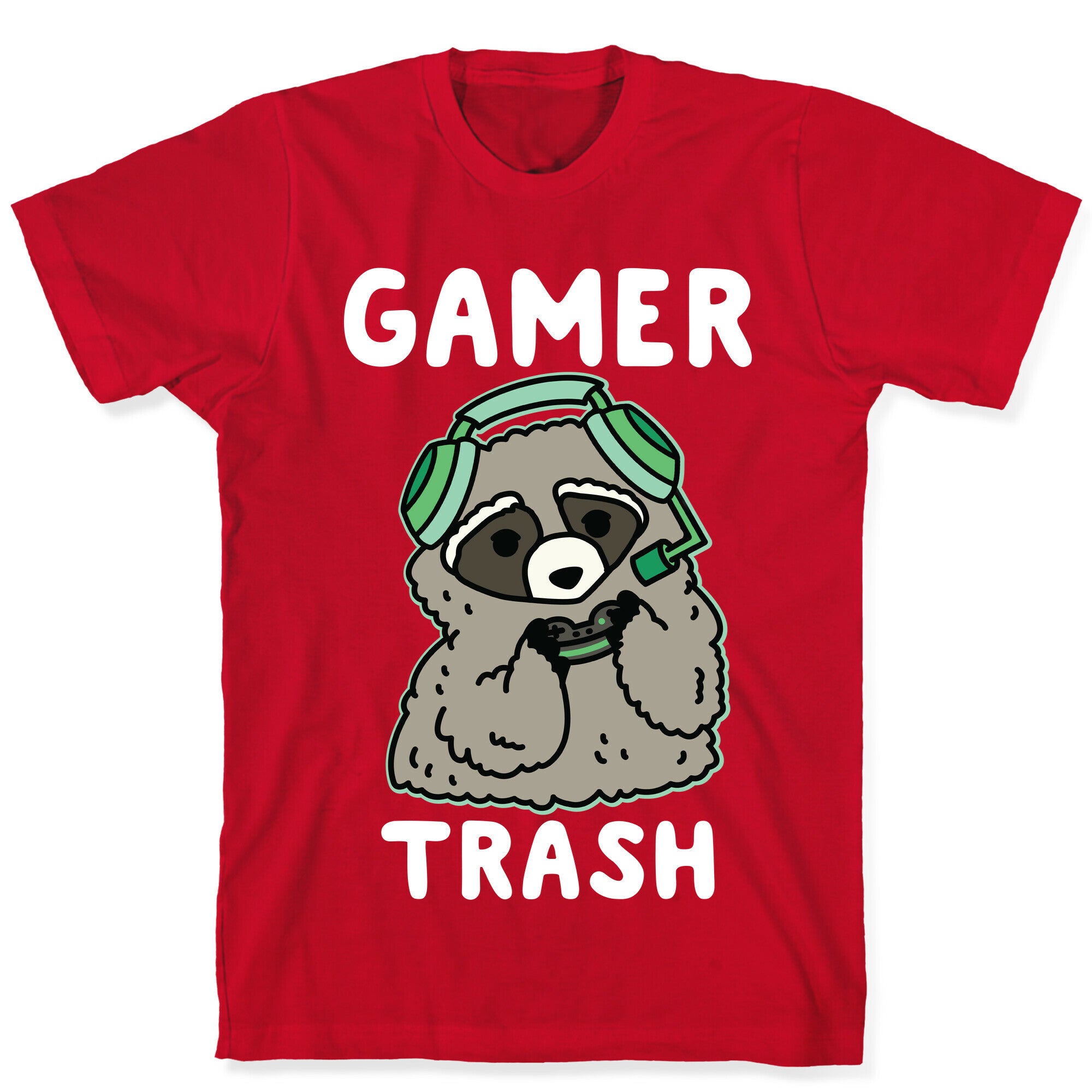Gamer Trash Raccoon T-Shirt