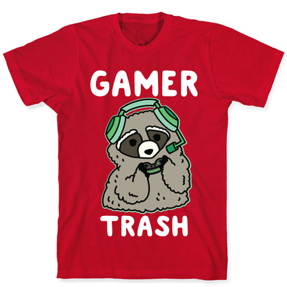 Gamer Trash Raccoon T-Shirt