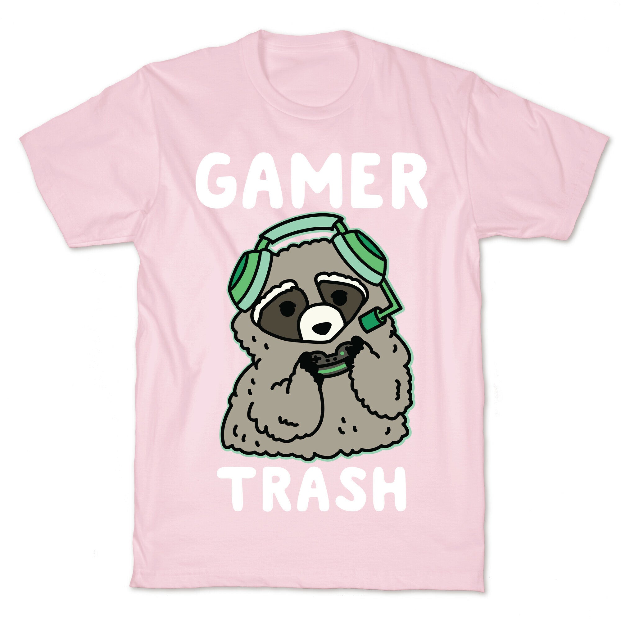 Gamer Trash Raccoon T-Shirt