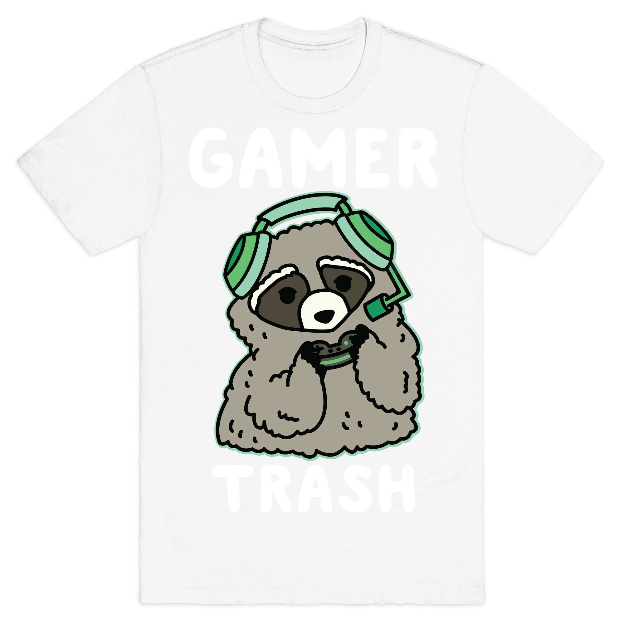 Gamer Trash Raccoon T-Shirt