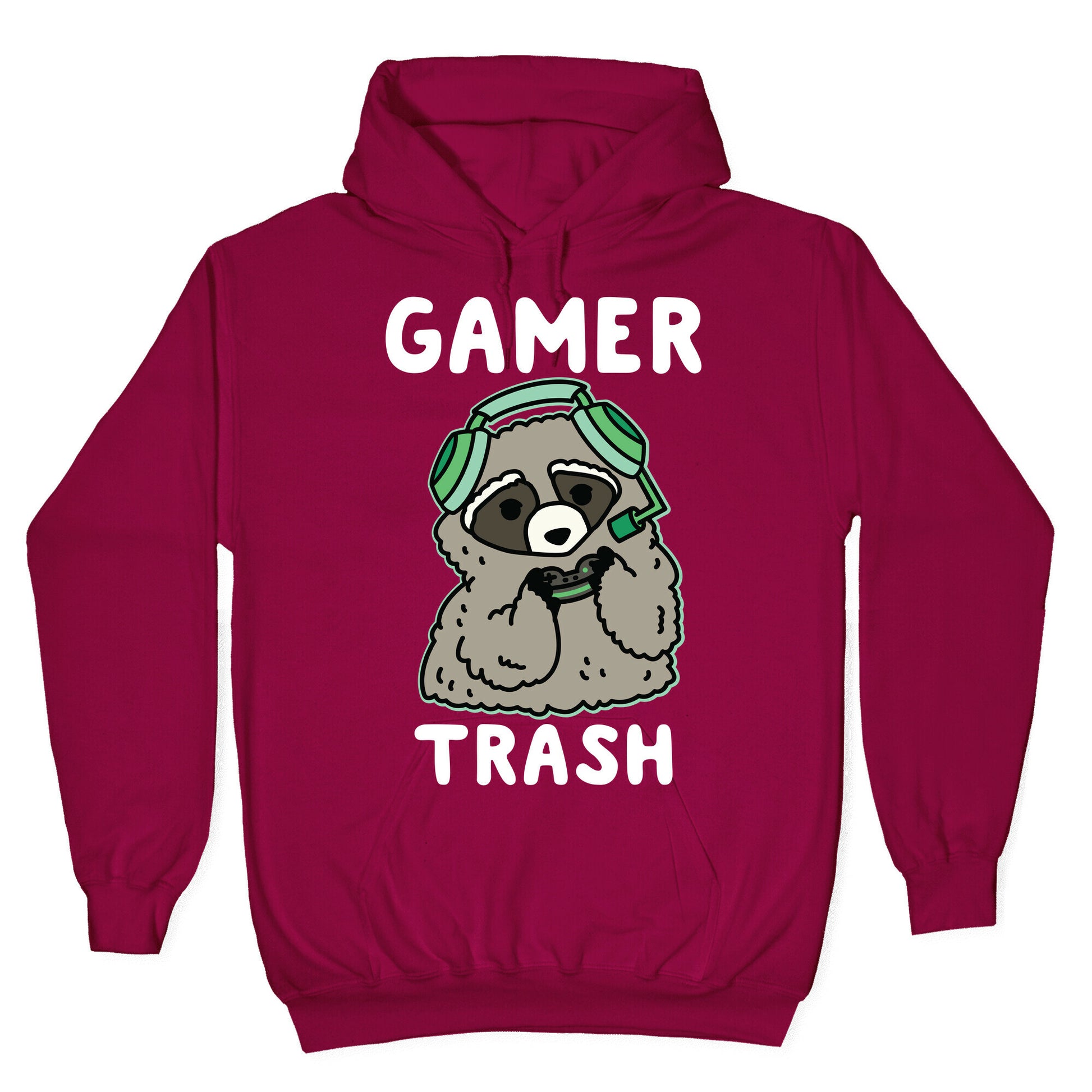 Gamer Trash Raccoon Hoodie