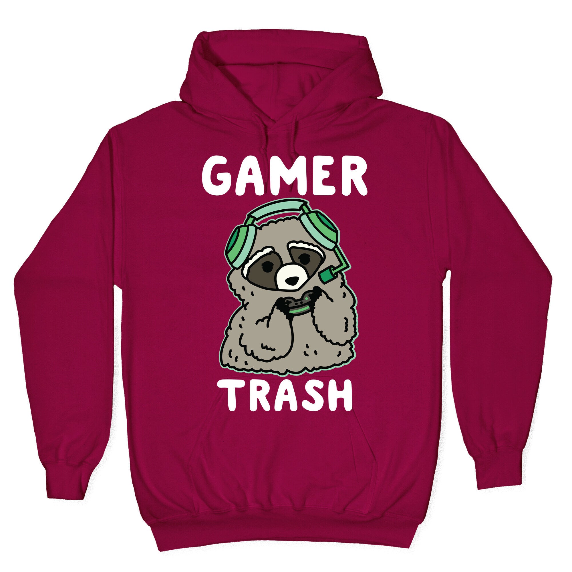 Gamer Trash Raccoon Hoodie