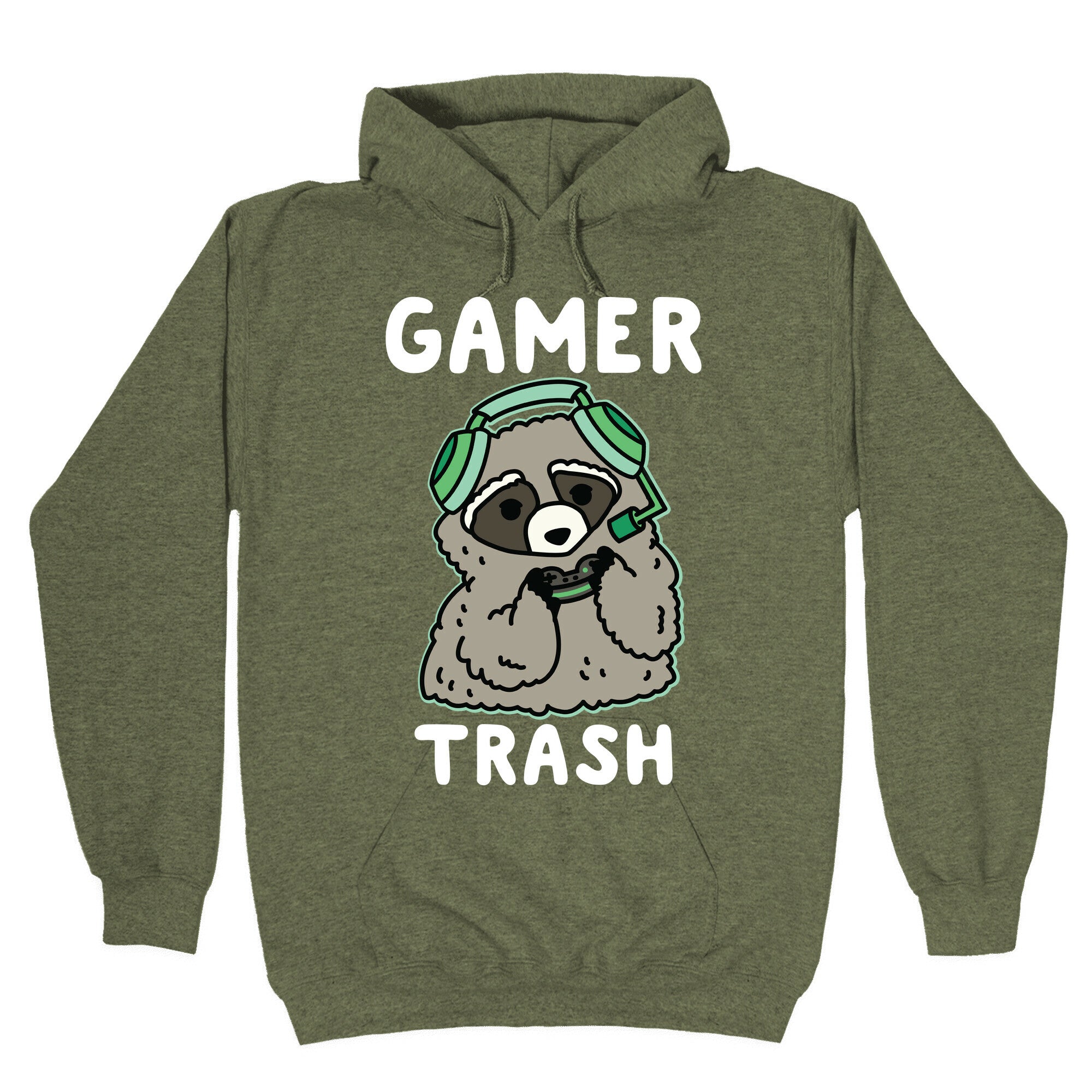 Gamer Trash Raccoon Hoodie