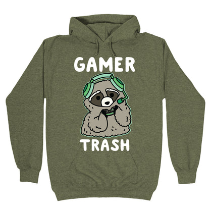 Gamer Trash Raccoon Hoodie