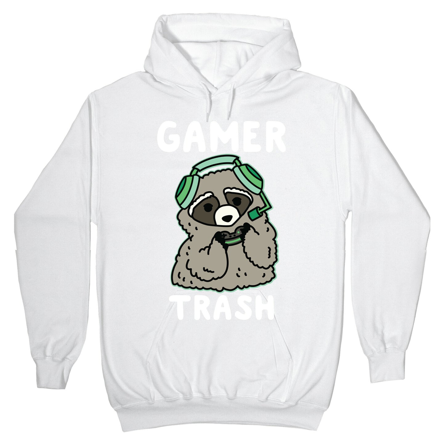Gamer Trash Raccoon Hoodie